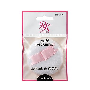 Aplicador Puff Pequeno Ruby Kisses Para Pó Puf02br