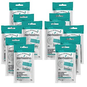 Kit Herbíssimo Refil Neutro: 12 Desodorantes Cremes Antiperspirantes 45g
