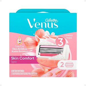 Carga para Aparelho Gillette Venus Skin Comfort Spa 2un