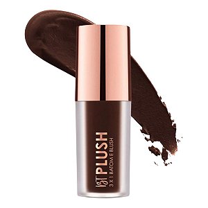 Batom, Blush e Sombra 3x1 Bruna Tavares Bt Plush Coffee 6g Bps13b