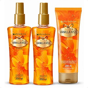 Kit Phytoderm Vanilla Kiss: 2 Body Splash Leve 1 Hidratante