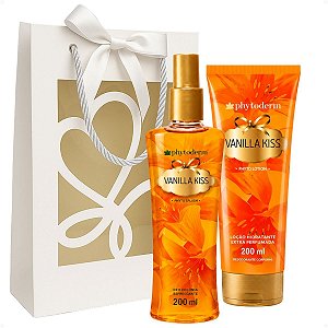 Kit Presente Phytoderm Vanilla Kiss: Body Splash Colônia, Hidratante