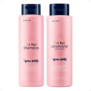 Kit Braé Stages by Bruna Tavares Gloss Hydra: Shampoo e Condicionador 250ml