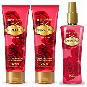 Kit Phytoderm Intense Love: 2 Hidratantes Leve 1 Body Splash