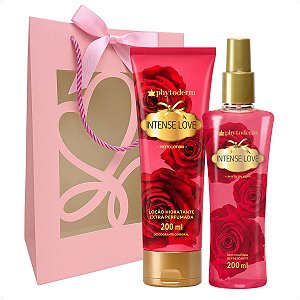 Kit Presente Phytoderm Intense Love: Body Splash Colônia, Hidratante