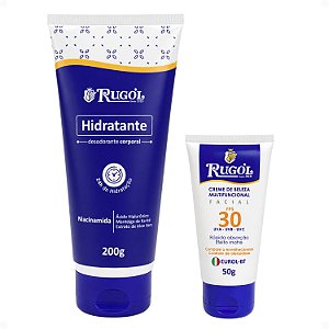 Kit Rugol: Hidratante Corporal 200g e Creme Fps30 50g