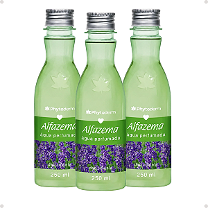 Kit Phytoderm Alfazema: 3 Águas Perfumadas Deo Colônia 250ml