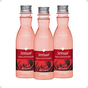 Kit Phytoderm Sensual: 3 Águas Perfumadas Deo Colônia 250ml