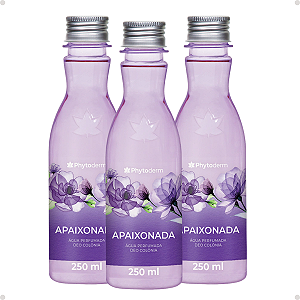 Kit Phytoderm Apaxonada: 3 Águas Perfumadas Deo Colônia 250ml