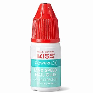 Cola para Unhas Kiss New York PowerFlex Secagem Rápida 3g