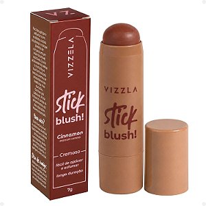 Blush Stick Vizzela Cinnamon Marrom Canela 7g