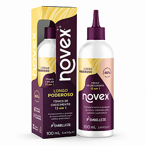 Tônico De Crescimento Novex 12 Em 1 Longo Poderoso 100ml