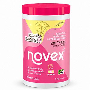 Creme De Tratamento Novex Ritual Dorama Com Tsubaki Óleo De Camélia 1kg