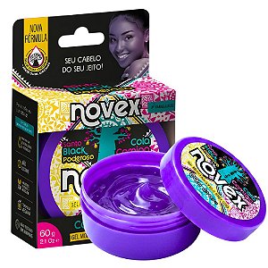 Gel Modelador Para Baby Hair Novex Santo Black Poderoso Cola Comigo 60g
