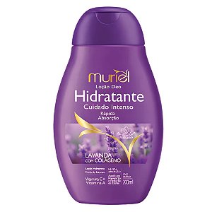 Loção Deo Hidratante Muriel Lavanda Com Colágeno 200ml