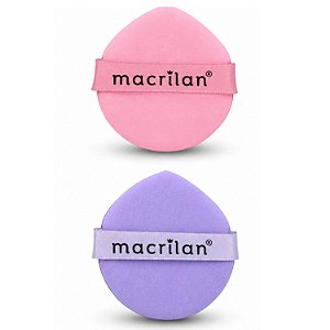 Esponja Para Maquiagem Macrilan Air Cushion Com 2 Unidades Ep28