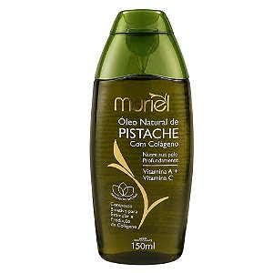 Óleo Corporal Natural Muriel Pistache Com Colágeno 150ml