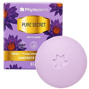 Sabonete Vegetal Phytoderm Pure Secret Phyto Soap 85g