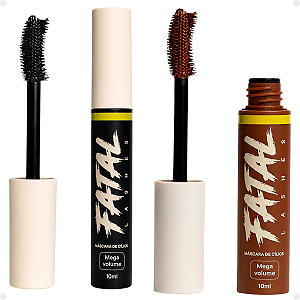 Máscara De Cílios Jasmyne Fatal Lashes Mega Volume 10ml Ref.: J0126