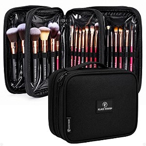 Case Porta Pincéis Klass Vough com 3 Divisórias Kc11