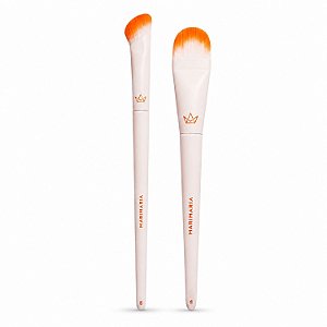 Kit Pincel Mari Maria: Pincel Para Base 05 e Píncel Para Corretivo 06