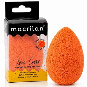 Esponja de Limpeza Facial Macrilan Love Care Ep13