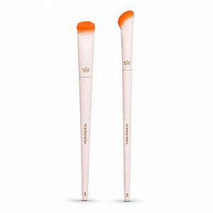 Kit Pincel Mari Maria: Pincel Para Base 02 e Pincel Para Corretivo 06