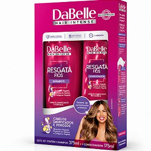 Kit DaBelle Resgata Fios: Shampoo 375ml e Condicionador 175ml