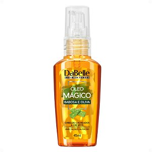 Óleo Mágico DaBelle Babosa e Oliva Cabelos Cacheados a Crespos 45ml