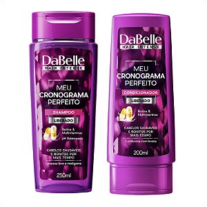 Kit DaBelle Meu Cronograma Perfeito: Shampoo 250ml e Condicionador 200ml
