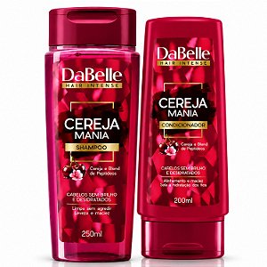 Kit DaBelle Cereja Mania: Shampoo 250ml e Condicionador 200ml