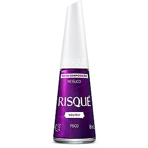 Esmalte Metálico Risqué Voltei! Psico 8ml