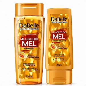 Kit DaBelle Milagres do Mel: Shampoo 250ml e Condicionador 200ml