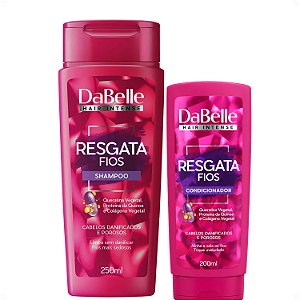 Kit DaBelle Resgata Fios: Shampoo 250ml e Condicionador 200ml