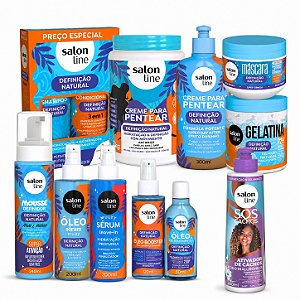 Kit Salon Line Definição Natural Completo + Mimo