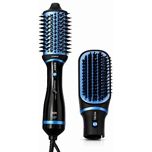 Kit Escova Secadora Taiff Tourmaline 1200W Bivolt + Refil Formato Raquete