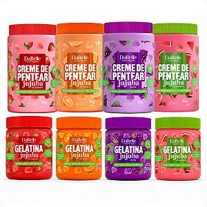 Kit DaBelle Jujuba Completo: 4 Cremes + 4 Gelatinas