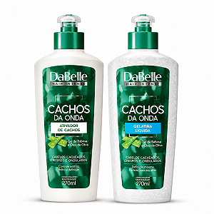 Kit DaBelle Cachos Da Onda: Ativador de Cachos 270ml e Gelatina Líquida 270ml