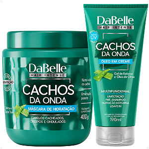 Kit DaBelle Cachos Da Onda: Máscara 400g e Óleo em Creme 190ml