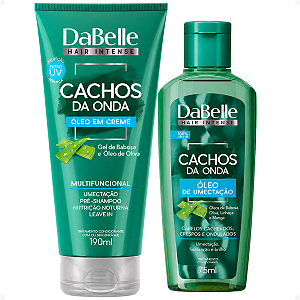 Kit DaBelle Cachos Da Onda: Óleo de Umectação 75ml e Óleo em Creme 190ml