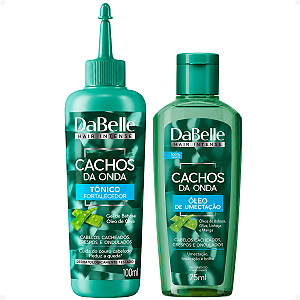 Kit DaBelle Cachos Da Onda: Tônica Fortalecedor 100ml e Óleo de Umectação 75ml