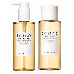 Kit Skin1004 Madagascar Centella: Cleansing Oil 200ml e Tônico Facial 210ml