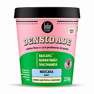 Máscara Densidade Cabelos Mais Fortes e Resistentes Lola 230g
