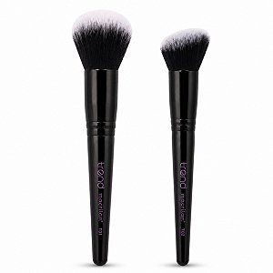 Kit Pincéis Macrilan Trend: Pó e Blush