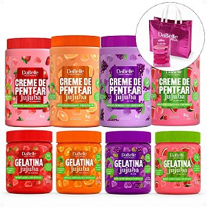 Kit DaBelle Jujuba Completo: 4 Cremes, 4 Gelatinas + Mimos