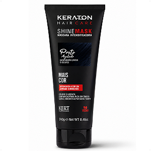 Máscara Intensificadora Keraton Kert Shine Mask Preto Azulado 240g