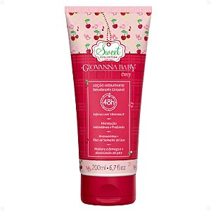 Loção Hidratante Desodorante Corporal Giovanna Baby Sweet Cherry 200ml