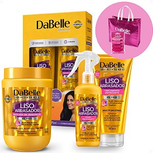Kit Completo DaBelle Liso Arrasador: Máscara 800g + Mimos