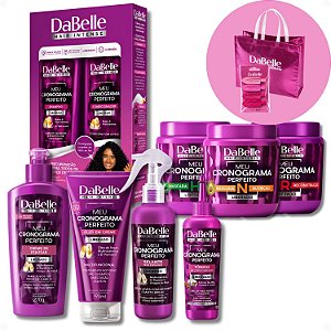 Kit Completo DaBelle Meu Cronograma Perfeito: Máscaras 400g + Mimos