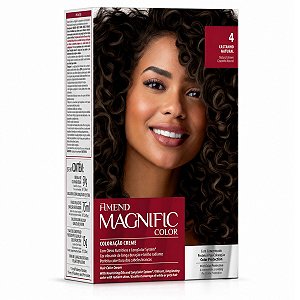 Coloração Creme Amend Magnific Color 4 Castanho Natural